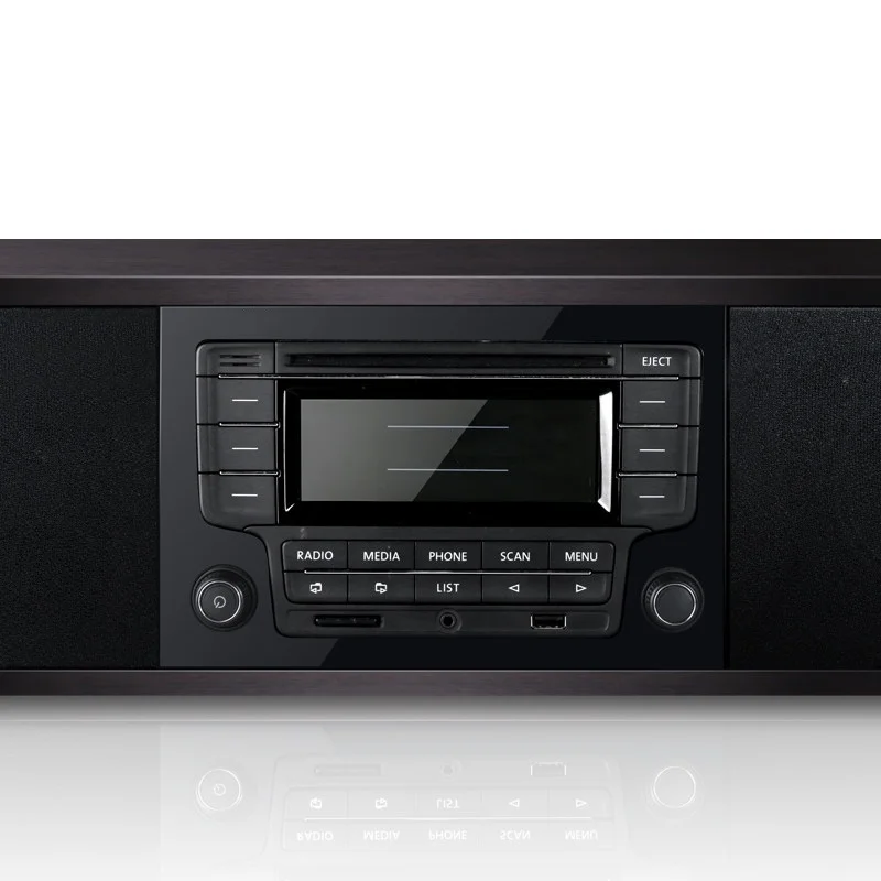 Audio Music System For Home - ระบบเครื่องเสียงคอมโบซีดีสำหรับบ้าน ลำโพงตั้งโต๊ะไม้พร้อมบลูทูธ วิทยุ FM และเครื่องเล่นเพลง USB