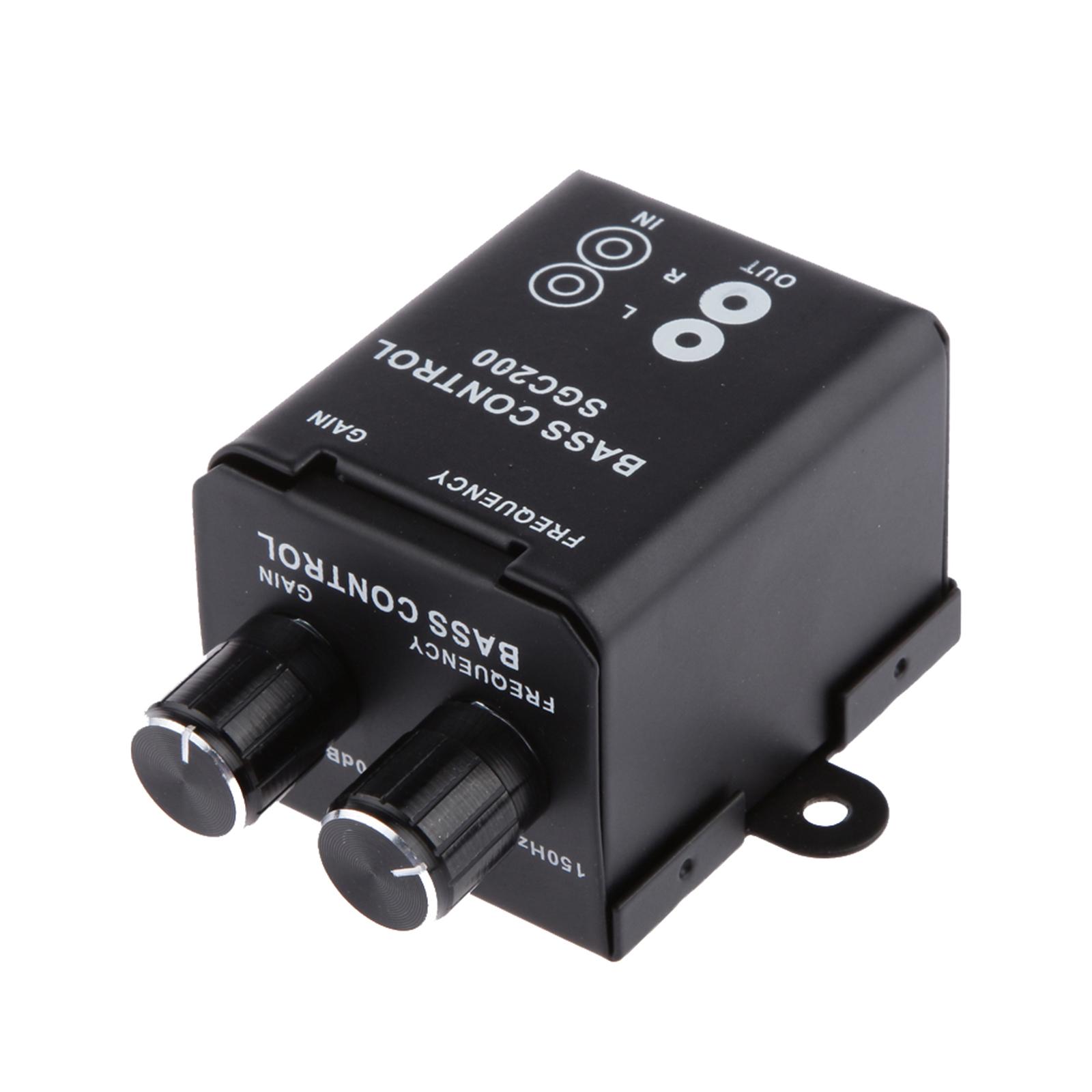 Audio Music Equalizer - ปุ่มปรับระดับเสียงเบสซับวูฟเฟอร์, ปุ่มปรับระดับเสียงอาร์ซีเอระดับความถี่