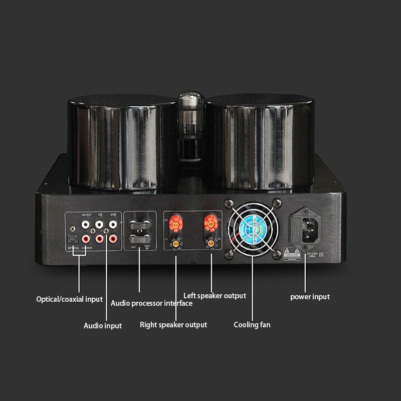 Audio Youtube Music Free - 【ฮิต】แอมพลิฟายเออร์หลอดสูญญากาศ HiFi ไร้สาย 220V 200W*2 พร้อมพอร์ต