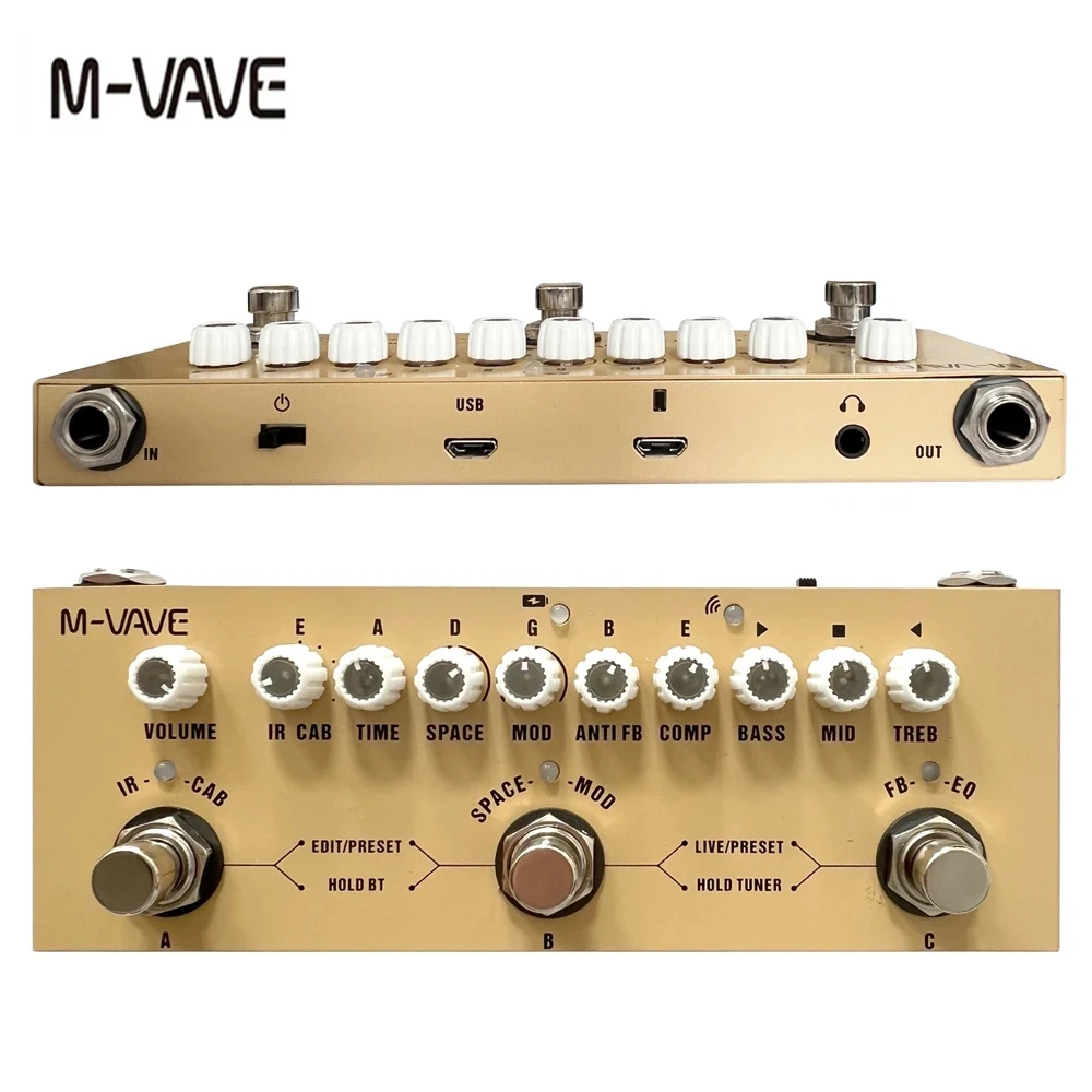 Audio Music Interface - M-vave Cube BABY ชาร์จ Multi Effects