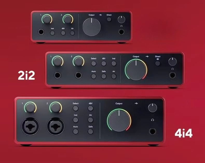 Audio Music Sound - การ์ดเสียง Forster Scarlet รุ่น 2i2 Quad