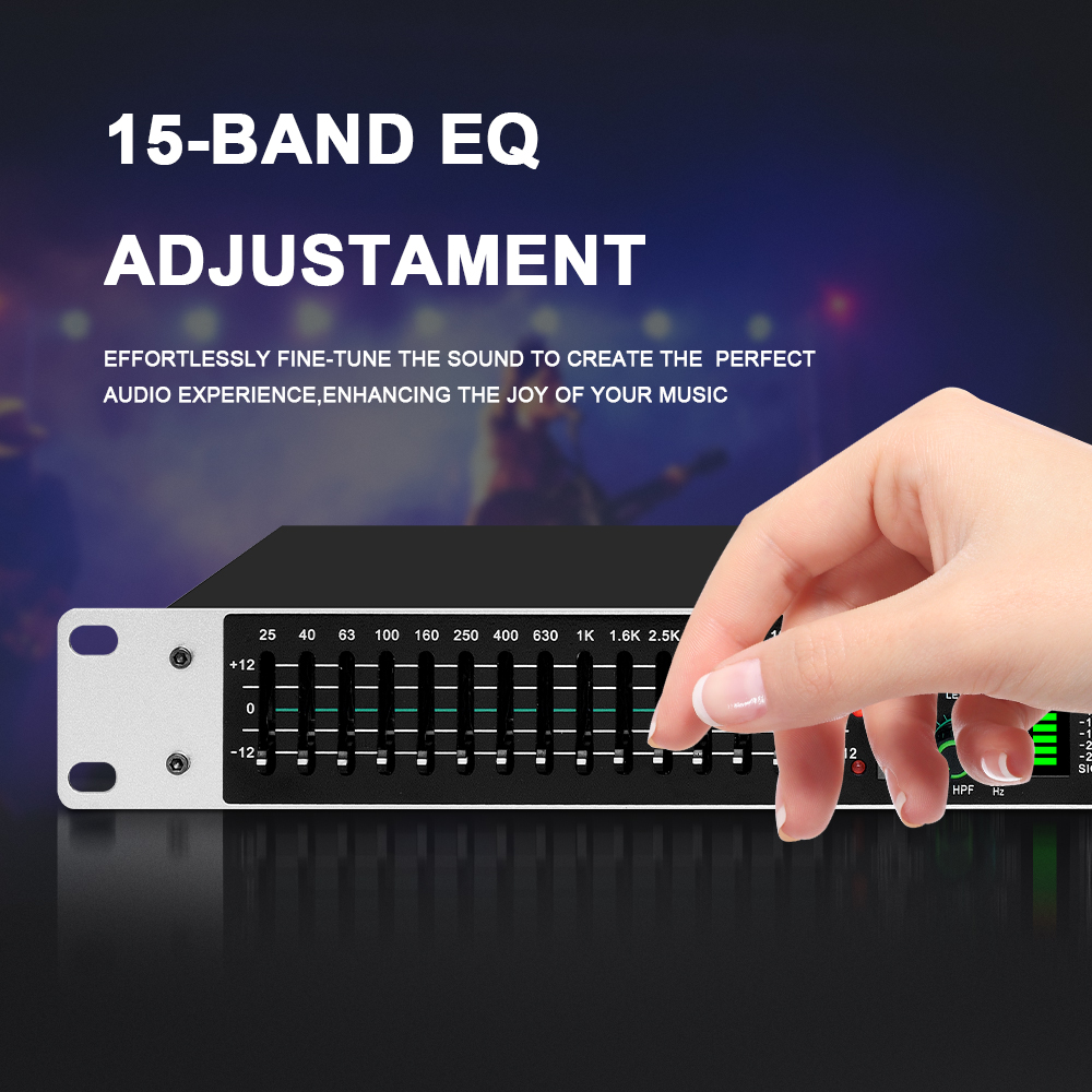 อีควอไลเซอร์กราฟิกแบบ 15 แบนด์ - Audio Music Equalizer บทวิจารณ์และราคา
