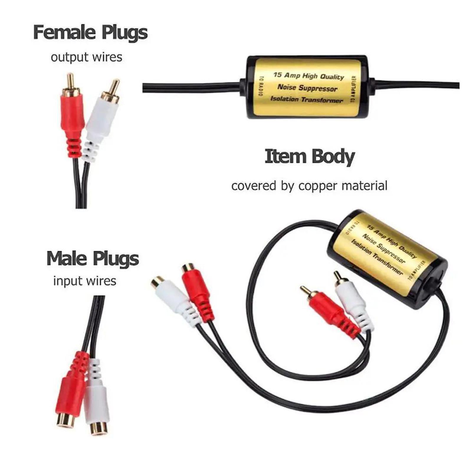 ตัวกรองสัญญาณเสียง RCA ทั่วไป  - Audio Music Equalizer บทวิจารณ์และราคา