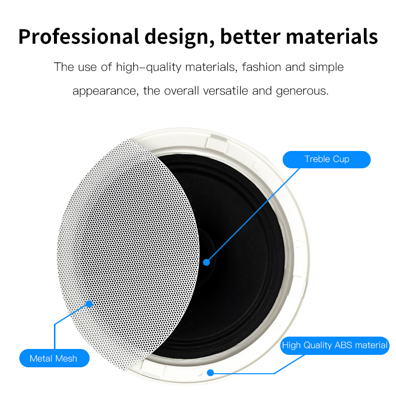 ลำโพงติดเพดานขนาด 6 นิ้ว 8 โอห - Audio Music System For Home บทวิจารณ์และราคา