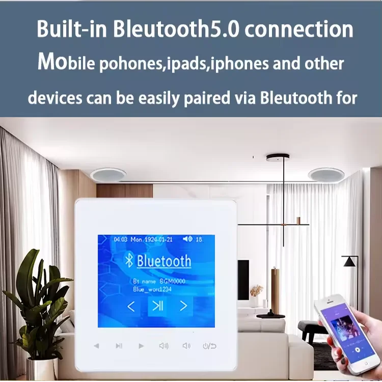 บ้านบลูทูธเครื่องขยายเสียงเพลง - Audio Music System For Home บทวิจารณ์และราคา
