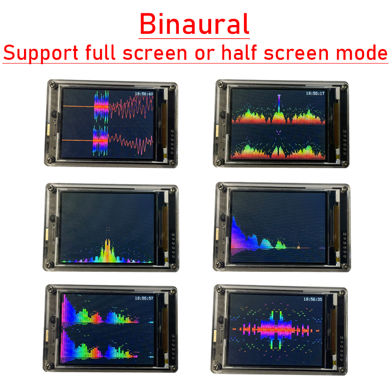 2.6 นิ้ว IPS LCD Music Spectru - Audio Music Equalizer บทวิจารณ์และราคา
