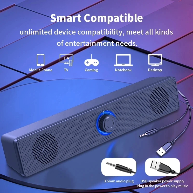 ลำโพงซาวด์บาร์ คอมพิวเตอร์ พีซ - Audio Music System For Home บทวิจารณ์และราคา