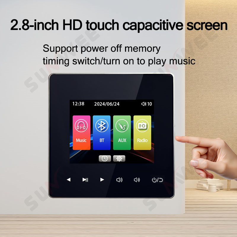 แผงเพลงติดผนังสำหรับบ้าน โรงแร - Audio Music System For Home บทวิจารณ์และราคา