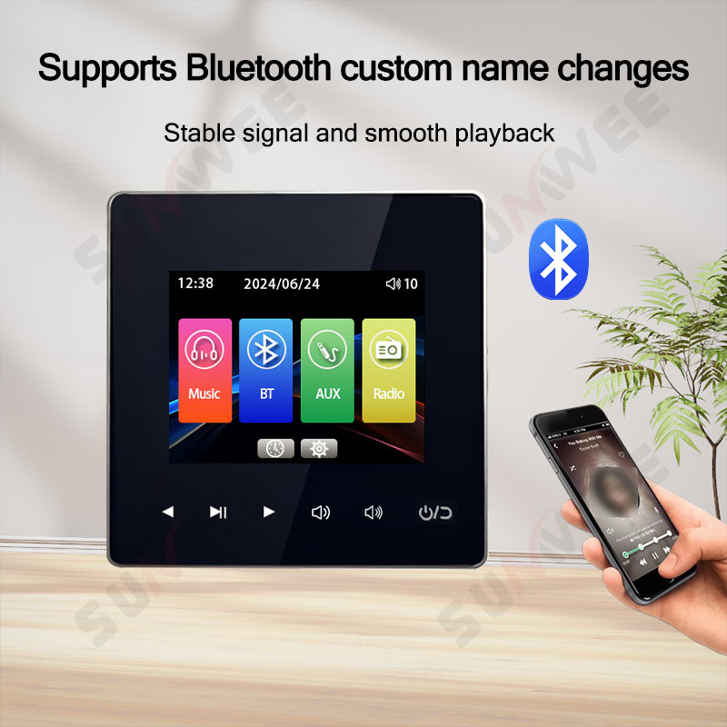 แผงเพลงติดผนังสำหรับบ้าน โรงแร - Audio Music System For Home บทวิจารณ์และราคา