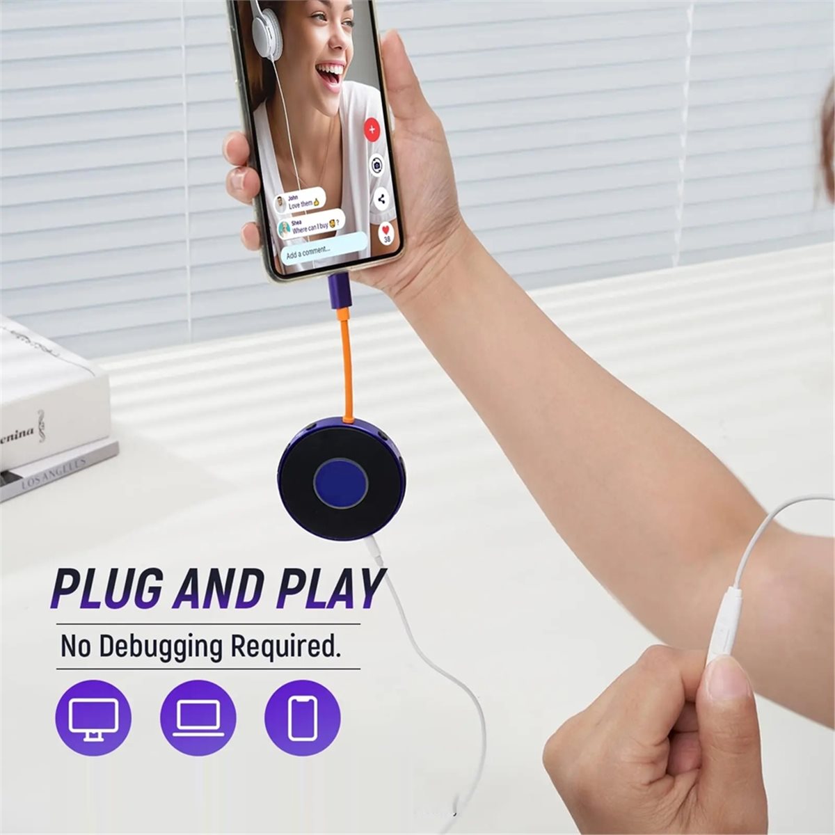 อะแดปเตอร์เสียง A10I Live Dock - Audio Music Interface บทวิจารณ์และราคา
