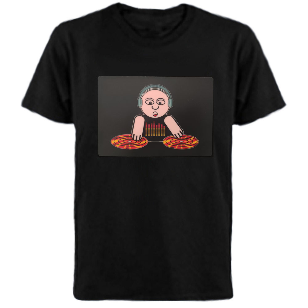 เสื้อยืดอีควอไลเซอร์เรืองแสงสำ - Audio Music Equalizer บทวิจารณ์และราคา
