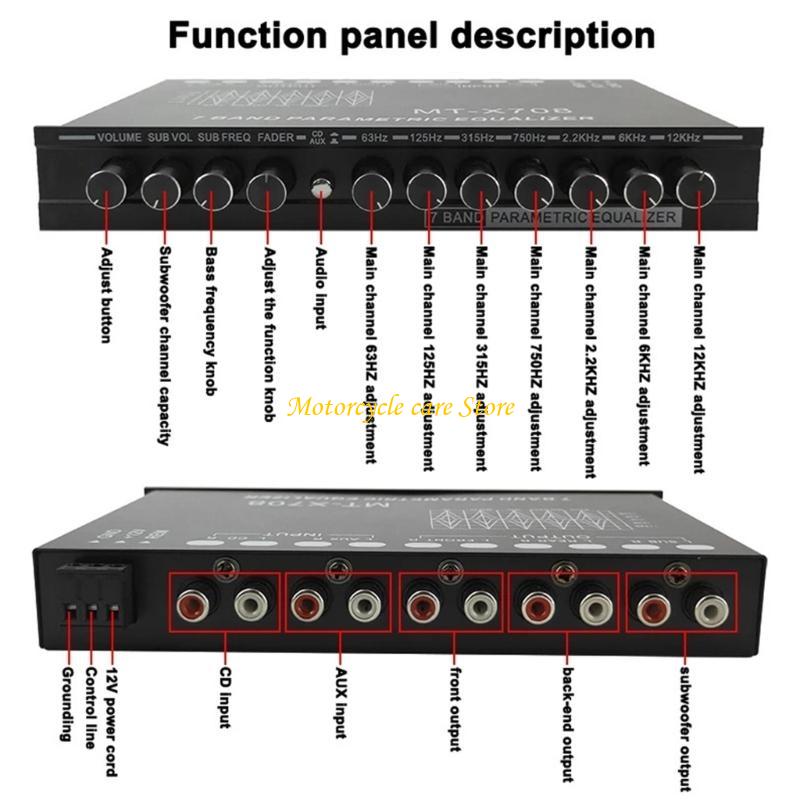 อีควอไลเซอร์เครื่องเสียงรถยนต์ - Audio Music Equalizer บทวิจารณ์และราคา