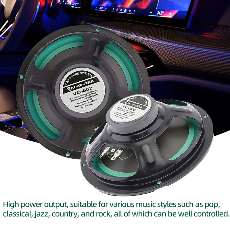 1PC 160W 6.5 นิ้วรถลําโพง HiFi - Audio Universal Music บทวิจารณ์และราคา