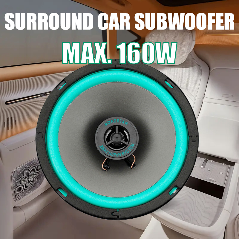 1PC 160W 6.5 นิ้วรถลําโพง HiFi - Audio Universal Music บทวิจารณ์และราคา