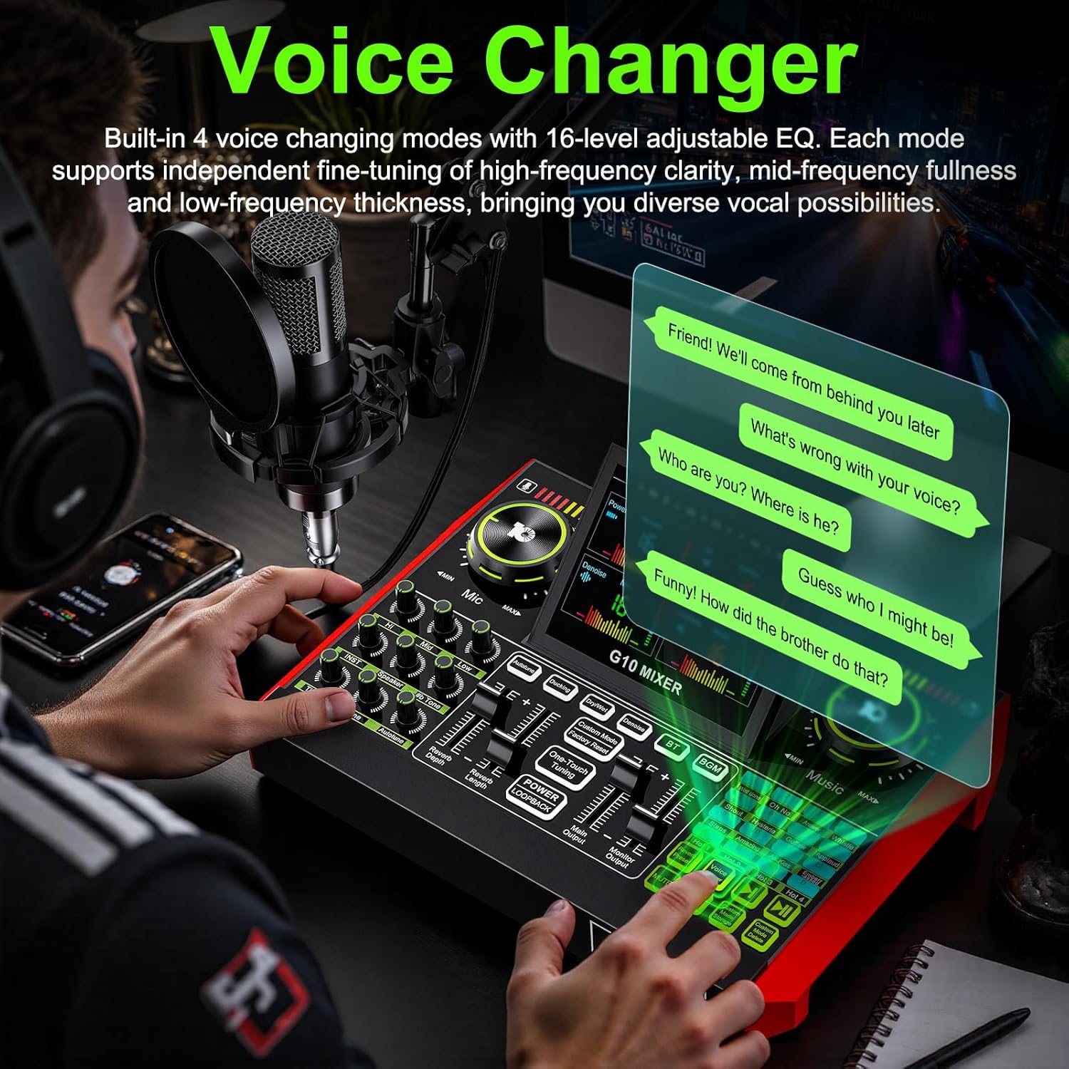 Tenlamp G10 อุปกรณ์มิกเซอร์เสี - Audio Music Interface บทวิจารณ์และราคา