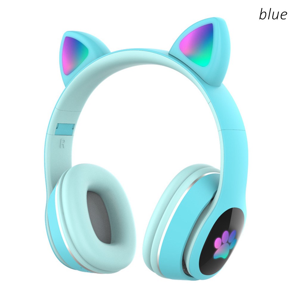 หูฟังไร้สายบลูทูธลายแมวน่ารัก  - Audio Music Kids บทวิจารณ์และราคา