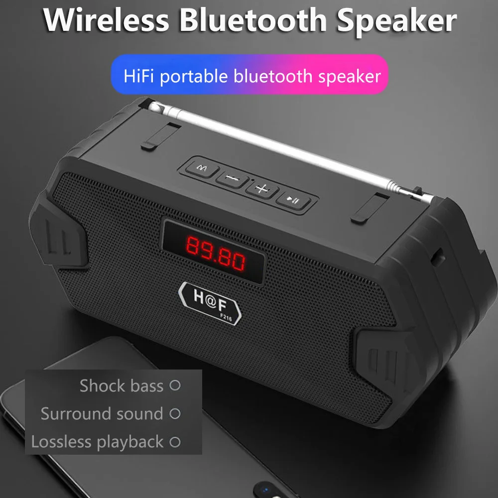 ลำโพงบลูทูธไร้สายแบบพกพาสำหรับ - Audio Music System For Home บทวิจารณ์และราคา