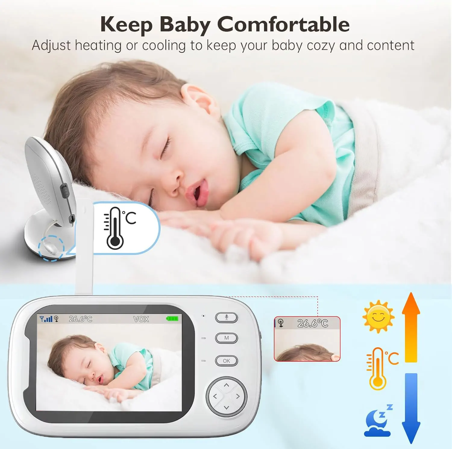 กล้องวิดีโอมอนิเตอร์สำหรับเด็ก - Audio Music Kids บทวิจารณ์และราคา