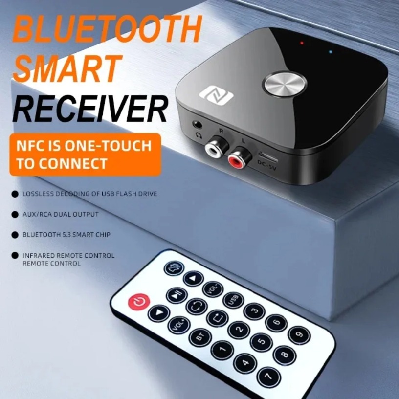 บลูทูธ 5.3 NFC ตัวรับสัญญาณเสี - Audio Music System For Home บทวิจารณ์และราคา