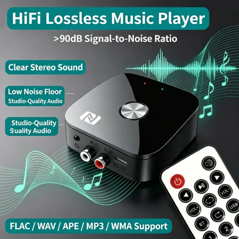บลูทูธ 5.3 NFC ตัวรับสัญญาณเสี - Audio Music System For Home บทวิจารณ์และราคา