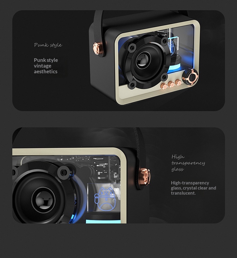 ลำโพงไร้สายโปร่งใส Mecha Bluet - Audio Music Equalizer บทวิจารณ์และราคา